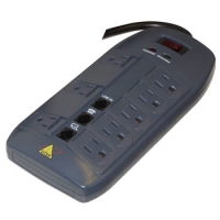 An image of item: Surge Suppressor - 8 Position Outlet Strip w/Tel and Cable