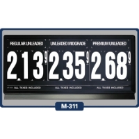 3 Product Magnetic Price Sign Standard 9" Numerals