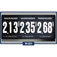 3 Product Magnetic Price Sign Standard 8" Numerals