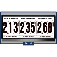 3 Product Magnetic Price Sign Standard 8" Numerals
