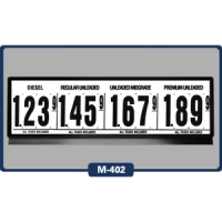 4 Product Magnetic Price Sign Economy 5" Numerals