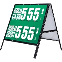A-Frame Metal Flip Curb Sign 2 Price