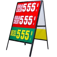 A-Frame Metal Flip Curb Sign 3 Price