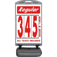 An image of item: Plastic Curb Price Sign Regular