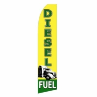 Diesel Sold Here Feather Flag