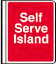 2-Way Side Mount Pole Sign 16" x 18" - Self Serve