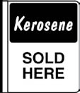 An image of item: 2-Way Side Mount Pole Sign 16" x 18" - Kerosene