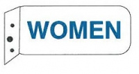 An image of item: Womens Restroom Sign 9" x 4"