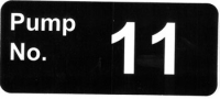 An image of item: Decal Pump Number 11