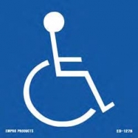 An image of item: Decals-handicap