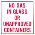 Decals-unapproved containers