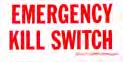 An image of item: Decals-Emergency Switch