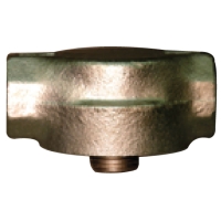 An image of item: NICKEL-PLATED ALUMINUM 1 1/2in NPT 1in-12