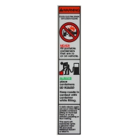 STATIC WARNING LABEL GRAPHIC OVERLAY