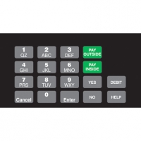 OVERLAY ADA CRIND KEYPAD