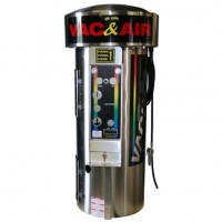 Vacuum & Air Machine - Gast Compressor-Bill Acceptor - Retractable Hose Reel