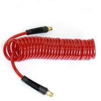 An image of item: 1/4" x 25' Red Coil Air Hose